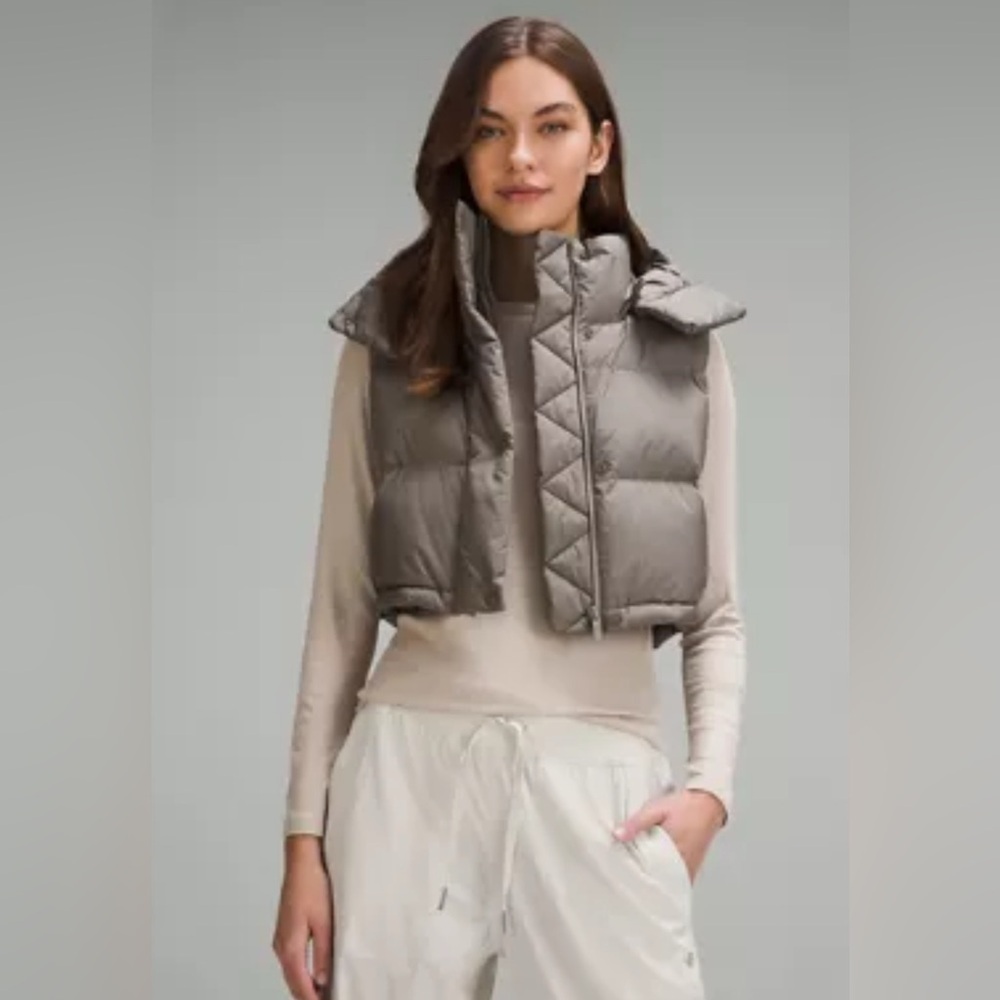Lululemon Wunder Puff Cropped Puffer Vest